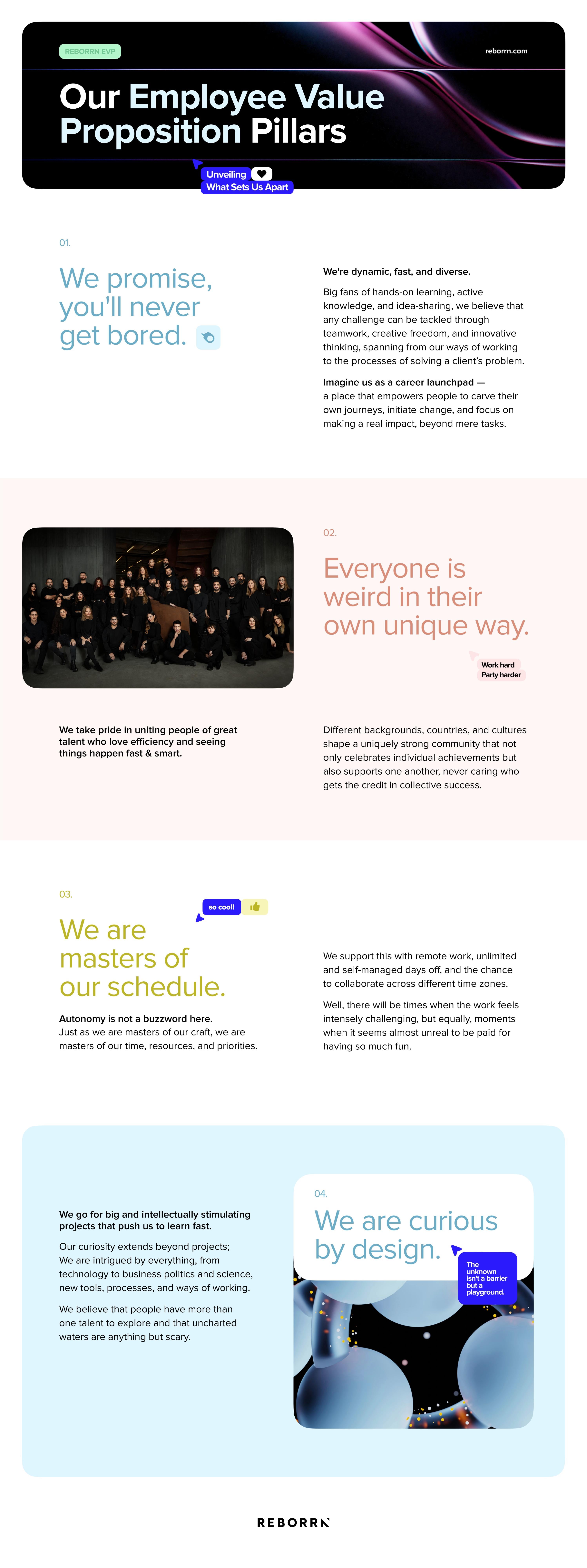 Our EVP Pillars: Unveiling What Sets Us Apart