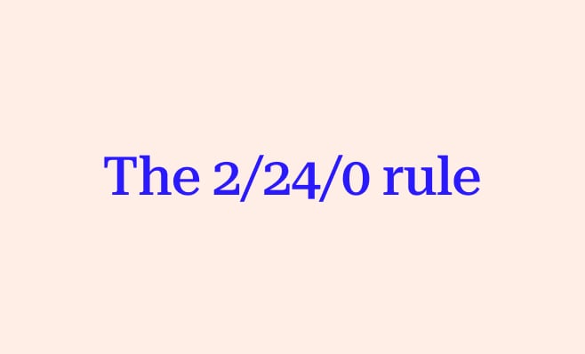 2/24/0: The Golden Rule for Keeping Your B2B Customers Happy